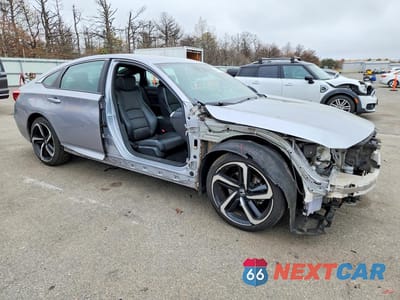 Czwarte zdjęcie samochodu z boku: 2021 HONDA ACCORD SPORT VIN:1HGCV1F37MA083417 - miniatura