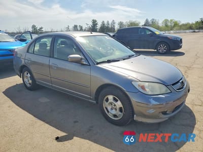 Czwarte zdjęcie samochodu z boku: 2004 HONDA CIVIC HYBRID VIN:JHMES96654S009432 - miniatura