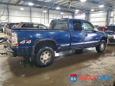Trzecie zdjęcie samochodu z tyłu: 2001 GMC NEW SIERRA K1500 VIN:1GTEK19T91E234046 - miniatura