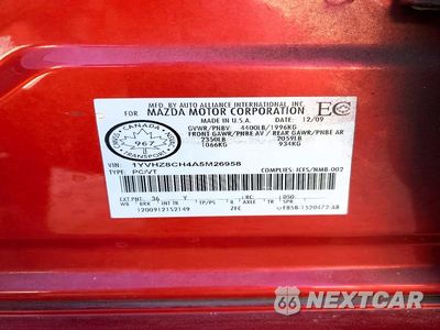 Zdjęcie 12 z 12 samochodu: 2010 MAZDA 6 I VIN:1YVHZ8CH4A5M26958 - miniatura