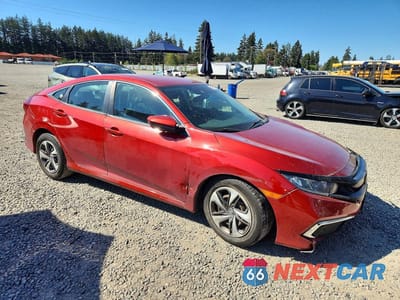 Czwarte zdjęcie samochodu z boku: 2020 HONDA CIVIC LX VIN:19XFC2F68LE204209 - miniatura