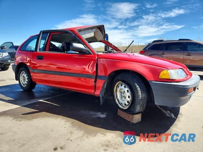 Czwarte zdjęcie samochodu z boku: 1988 HONDA CIVIC DX VIN:2HGED6459JH506086 - miniatura