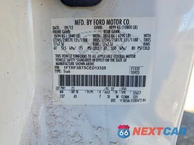 Zdjęcie 14 z 14 samochodu: 2012 FORD F350 SUPER DUTY VIN:1FTRF3BT5CED13325 - miniatura