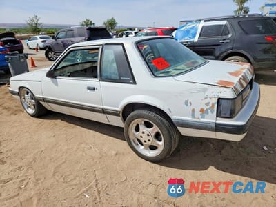 Drugie zdjęcie samochodu z przodu: 1991 FORD MUSTANG LX VIN:1FACP40MXMF156610 - miniatura