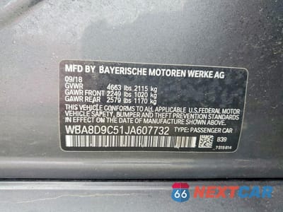 Zdjęcie 12 z 12 samochodu: 2018 BMW 330 XI VIN:WBA8D9C51JA607732 - miniatura