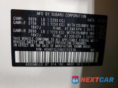 Zdjęcie 14 z 14 samochodu: 2022 SUBARU OUTBACK ONYX EDITION XT VIN:4S4BTGLD9N3122316 - miniatura