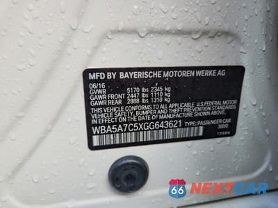 Zdjęcie 12 z 12 samochodu: 2016 BMW 528 XI VIN:WBA5A7C5XGG643621 - miniatura