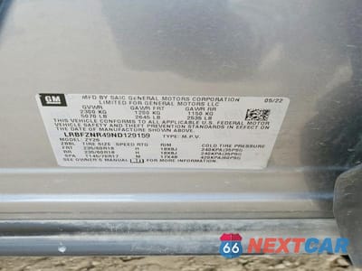 Zdjęcie 13 z 13 samochodu: 2022 BUICK ENVISION ESSENCE VIN:LRBFZNR49ND129159 - miniatura