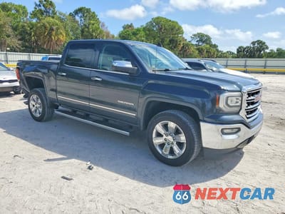 Czwarte zdjęcie samochodu z boku: 2018 GMC SIERRA C1500 SLT VIN:3GTP1NEC0JG324963 - miniatura