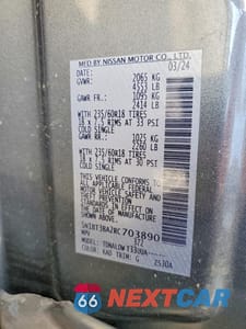 Zdjęcie 13 z 13 samochodu: 2024 NISSAN ROGUE SV VIN:5N1BT3BA2RC703890 - miniatura