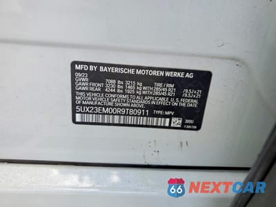 Zdjęcie 13 z 13 samochodu: 2024 BMW X7 XDRIVE40I VIN:5UX23EM00R9T80911 - miniatura