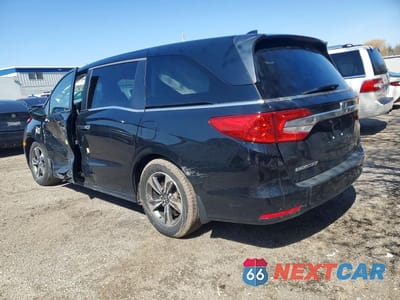 Drugie zdjęcie samochodu z przodu: 2018 HONDA ODYSSEY EX VIN:5FNRL6H43JB509396 - miniatura
