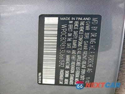 Zdjęcie 12 z 12 samochodu: 2003 PORSCHE BOXSTER S VIN:WP0CB298X3U661592 - miniatura