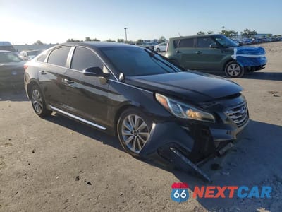 Czwarte zdjęcie samochodu z boku: 2017 HYUNDAI SONATA SPORT VIN:5NPE34AF4HH476368 - miniatura