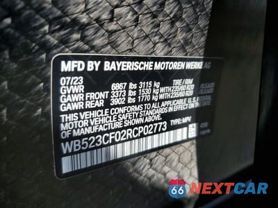 Zdjęcie 13 z 13 samochodu: 2024 BMW IX XDRIVE50 VIN:WB523CF02RCP02773 - miniatura