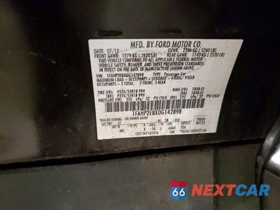 Zdjęcie 13 z 13 samochodu: 2013 FORD TAURUS SEL VIN:1FAHP2E8XDG142898 - miniatura