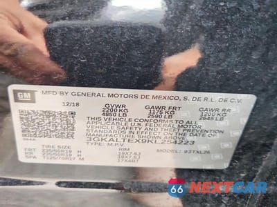 Zdjęcie 14 z 14 samochodu: 2019 GMC TERRAIN SLE VIN:3GKALTEX9KL254223 - miniatura