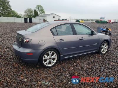 Trzecie zdjęcie samochodu z tyłu: 2007 MAZDA 3 S VIN:JM1BK323071724335 - miniatura