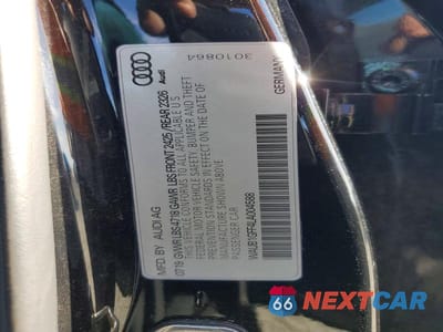 Zdjęcie 13 z 13 samochodu: 2020 AUDI S3 PREMIUM VIN:WAUB1GFF4LA004588 - miniatura