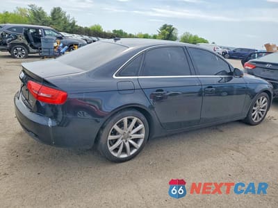 Trzecie zdjęcie samochodu z tyłu: 2013 AUDI A4 PREMIUM PLUS VIN:WAUHFAFL1DN038139 - miniatura