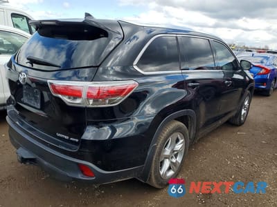Trzecie zdjęcie samochodu z tyłu: 2014 TOYOTA HIGHLANDER LIMITED VIN:5TDDKRFH3ES045810 - miniatura