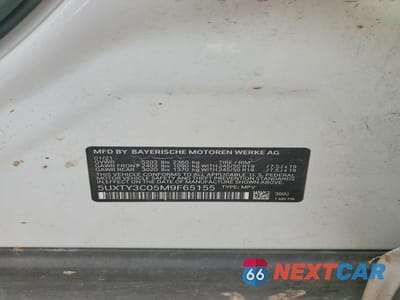Zdjęcie 13 z 13 samochodu: 2021 BMW X3 SDRIVE30I VIN:5UXTY3C05M9F65155 - miniatura
