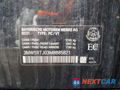 Zdjęcie 13 z 13 samochodu: 2021 BMW 330XI VIN:3MW5R7J03M8B85821 - miniatura