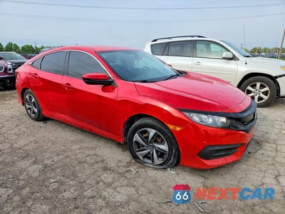 Czwarte zdjęcie samochodu z boku: 2016 HONDA CIVIC LX VIN:2HGFC2F5XGH543752 - miniatura