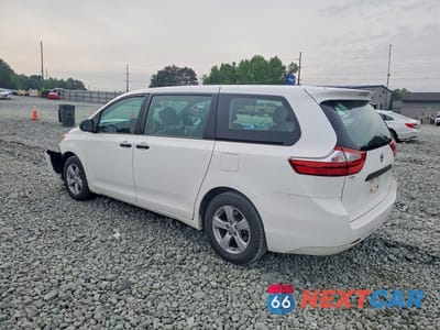 Drugie zdjęcie samochodu z przodu: 2017 TOYOTA SIENNA L 7-PASSENGER VIN:5TDZZ3DC9HS785677 - miniatura