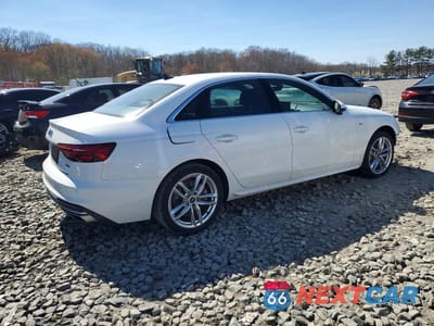 Trzecie zdjęcie samochodu z tyłu: 2021 AUDI A4 PREMIUM 45 VIN:WAUDAAF49MA013941 - miniatura