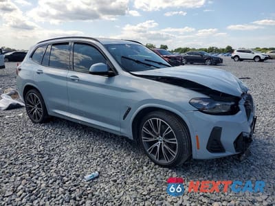 Czwarte zdjęcie samochodu z boku: 2024 BMW X3 SDRIVE30I VIN:WBX47DP09RN289649 - miniatura