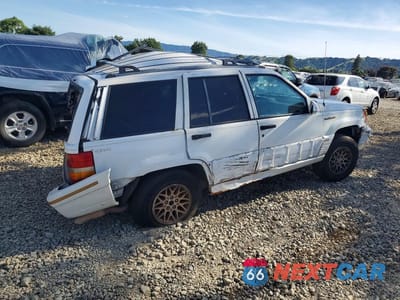 Trzecie zdjęcie samochodu z tyłu: 1995 JEEP GRAND CHEROKEE LIMITED VIN:1J4GZ78Y1SC640138 - miniatura