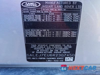 Zdjęcie 12 z 12 samochodu: 2024 LAND ROVER DEFENDER 110 S VIN:SALEJ7EU6R2307450 - miniatura