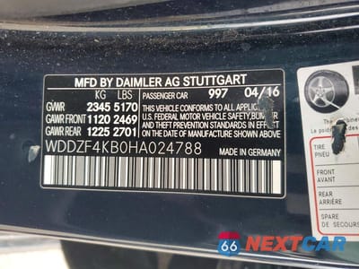 Zdjęcie 12 z 12 samochodu: 2017 MERCEDES-BENZ E 300 4MATIC VIN:WDDZF4KB0HA024788 - miniatura