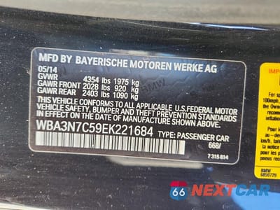 Zdjęcie 12 z 12 samochodu: 2014 BMW 428 I VIN:WBA3N7C59EK221684 - miniatura