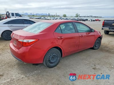 Trzecie zdjęcie samochodu z tyłu: 2015 TOYOTA COROLLA LE VIN:2T1BURHEXFC390945 - miniatura