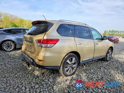 Trzecie zdjęcie samochodu z tyłu: 2013 NISSAN PATHFINDER S VIN:5N1AR2MM2DC624191 - miniatura