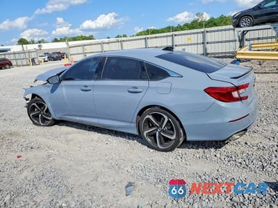 Drugie zdjęcie samochodu z przodu: 2021 HONDA ACCORD SPORT SE VIN:1HGCV1F49MA123098 - miniatura