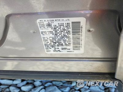 Zdjęcie 12 z 12 samochodu: 2012 NISSAN MURANO S VIN:JN8AZ1MU1CW113751 - miniatura