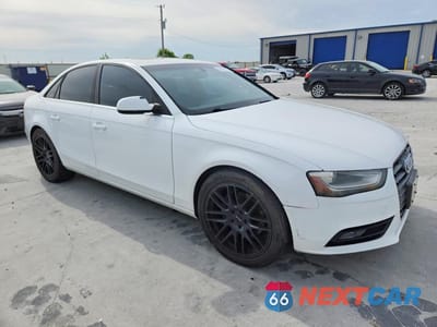 Czwarte zdjęcie samochodu z boku: 2013 AUDI A4 PREMIUM VIN:WAUAFAFL0DA176909 - miniatura