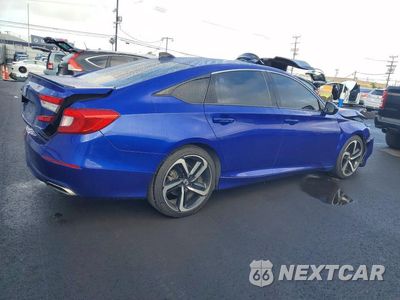Trzecie zdjęcie samochodu z tyłu: 2021 HONDA ACCORD SPORT VIN:1HGCV1F31MA024072 - miniatura