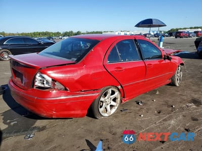 Trzecie zdjęcie samochodu z tyłu: 2007 MERCEDES-BENZ C 230 VIN:WDBRF52H67F923501 - miniatura