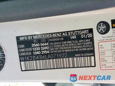 Zdjęcie 13 z 13 samochodu: 2020 MERCEDES-BENZ CLS 450 4MATIC VIN:W1K2J5KB6LA071922 - miniatura