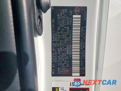 Zdjęcie 12 z 12 samochodu: 2020 TOYOTA CAMRY LE VIN:4T1C11AK7LU994414 - miniatura