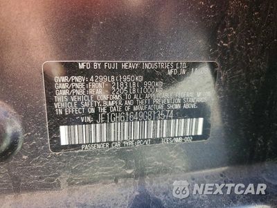 Zdjęcie 12 z 12 samochodu: 2009 SUBARU IMPREZA 2.5I VIN:JF1GH61649G813574 - miniatura