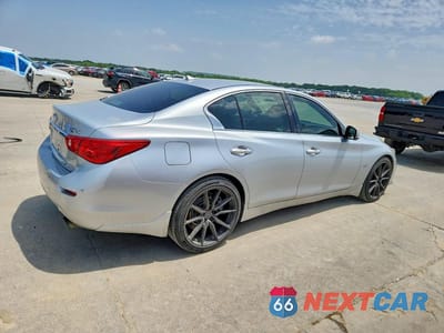 Trzecie zdjęcie samochodu z tyłu: 2017 INFINITI Q50 3.0T SPORT VIN:JN1EV7AP0HM735919 - miniatura