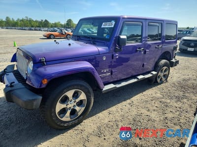 2018 JEEP WRANGLER UNLIMITED SAHARA 1C4BJWEG7JL816833 - główne zdjęcie licytacji z USA - miniatura