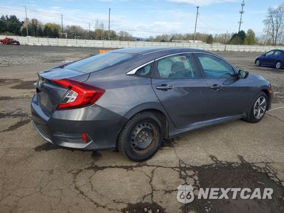 Trzecie zdjęcie samochodu z tyłu: 2019 HONDA CIVIC LX VIN:2HGFC2F6XKH561475 - miniatura