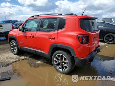 Drugie zdjęcie samochodu z przodu: 2016 JEEP RENEGADE LATITUDE VIN:ZACCJBBT8GPD70405 - miniatura