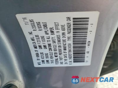 Zdjęcie 12 z 12 samochodu: 2017 HONDA ACCORD EX VIN:1HGCR2F79HA104304 - miniatura